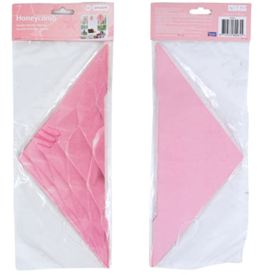 Folat Wabe Raute rosa 30 cm | 24 Stück