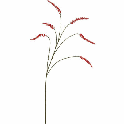 Daan Bugholz Kunstzweig Beeren rot 115 cm | 12 Stück