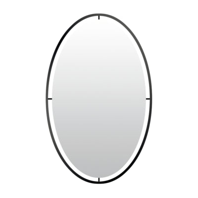 Len-fra Wandspiegel Salem schwarz 60 cm | 2 Stk