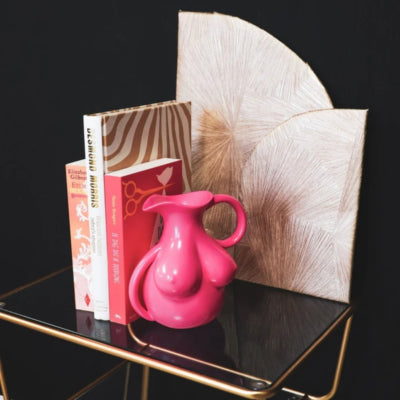 Housevitamin Vase Krug Brüste rosa 18 cm | 6 Stück