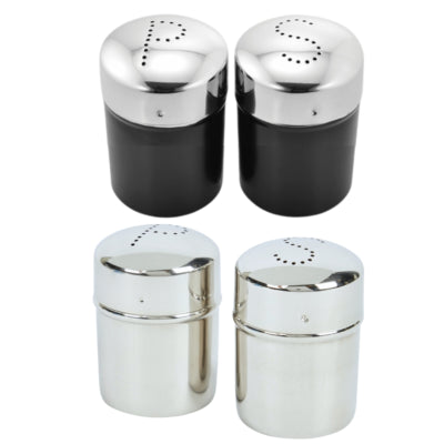 Salz- und Pfefferstreuer Edelstahl 7 cm 3 sortiert 2er-Set | 24 Stück