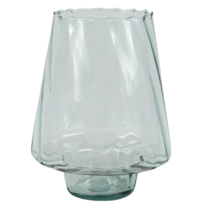 Vase Glas transparent 23 cm | 6 Stück