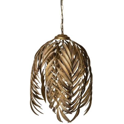 Ptmd Hängelampe Mea goldfarben 59 cm | 2 Stk