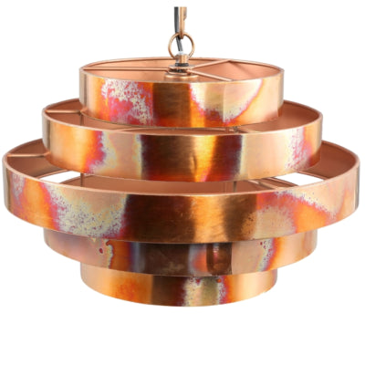 Ptmd Hängelampe Zanth kupferfarben 42 cm | 2 Stk