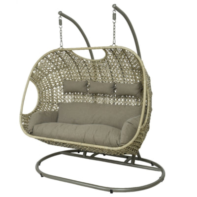 (r) Egg Chair Hängesessel Palermo sandfarben 196 cm