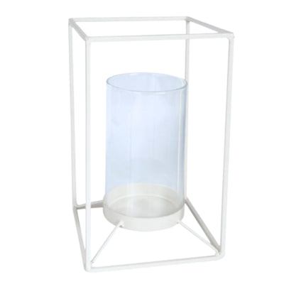 Housevitamin Laterne weiß 25 cm | 6 Stück