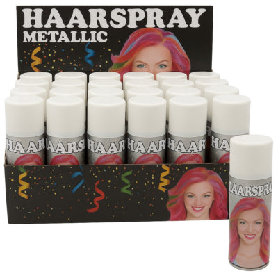 Haarfärbespray weiß Party Karneval Spraydose 250 ml | 24 Stück