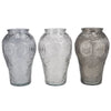 Daan Bugholzvase Delight grau 25 cm 3-fach sortiert | 6 Stück