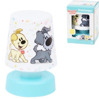 Woezel Pip Push-Lampe auf Batterie 12 cm | 12 Stück