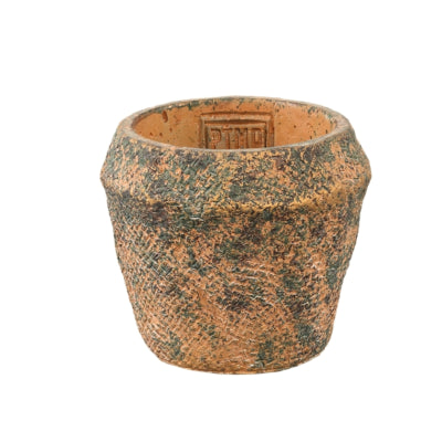 Ptmd Blumentopf Lourdes gelb grün 9 cm | 24 Stück