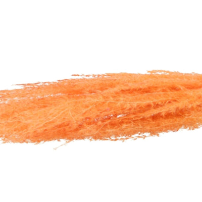 Daan künstlicher Ast aus gebogenem Holz, getrocknetes silbernes Gras, Pfirsich, XL, Orange, 100 cm | 10 Stück