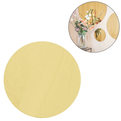 Housevitamin Wandspiegel rund goldfarben 80 cm | 3 Stück