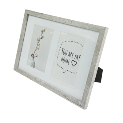 Fotorahmen 2 Passepartout Stein 10 x 15 cm | 8 Stück