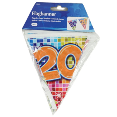 Folat Mini-Flaggenlinie 20 Jahre 3 Meter | 24 Stück