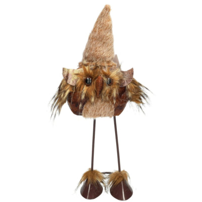 Figur Eule Hedwig braun 35 cm | 8 Stück