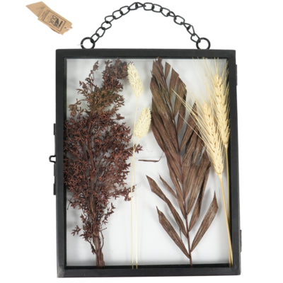 Fotorahmen Trockenblumen antik schwarz 20 x 25 cm | 10 Stück
