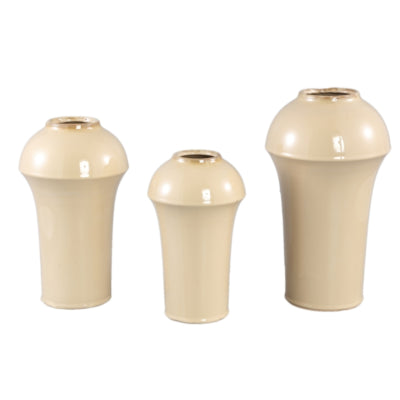 Ptmd Blumentopf Desyah s Creme 26 cm | 8 Stück