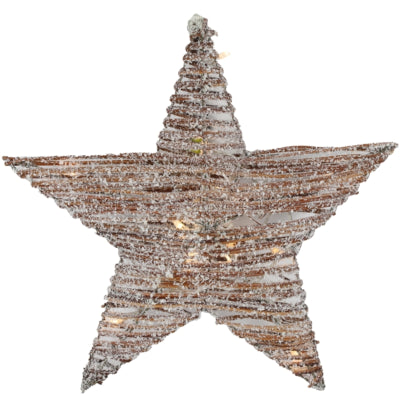 Countryfield Weihnachtsstern Valera LED auf Batterie 50 cm | 6 Stück
