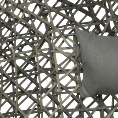 (r) Egg Chair Hängesessel Palermo Grau 196 cm