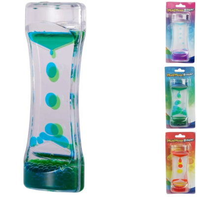 Liquid Motion Bubbler Sanduhr 14 cm 3 sortiert | 24 Stück