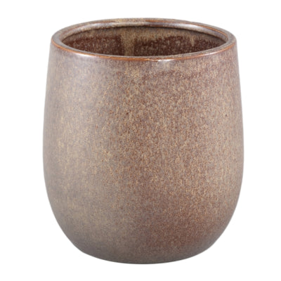 Ptmd Blumentopf Freja l braun 17 cm | 4 Stück
