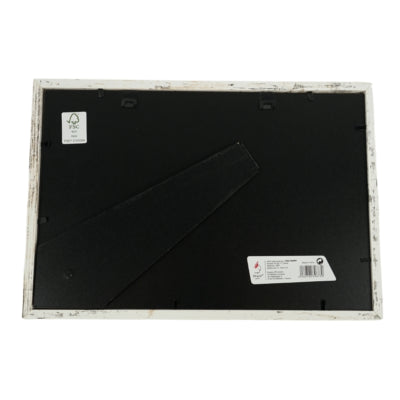 Fotorahmen 2 Passepartout weiß getüncht 10 x 15 cm | 8 Stück