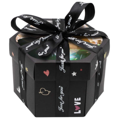 Intrend DIY Explosion Geschenkbox 42,5 cm | 6 Stück