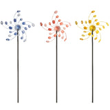 (r) Garden Pick Solar Spinner LED Metall 130 cm 3 sortiert | 3 Stück - afbeelding 2