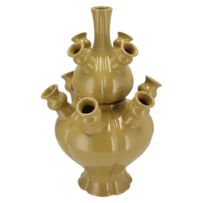 Daan Bugholzvase Rotterdam grün 2-teilig 46 cm | 2 Stk