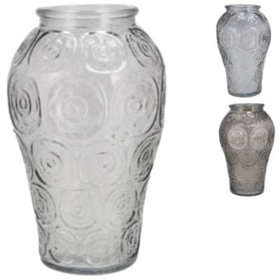Daan Bugholzvase Delight grau 25 cm 3-fach sortiert | 6 Stück
