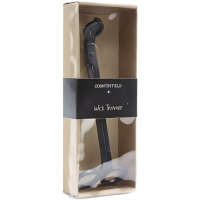 Countryfield Kerzendochtschneider schwarz 17 cm | 12 Stück