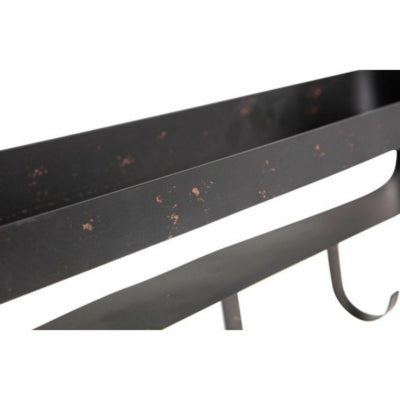 Woood Wandregal Akke schwarz 56 cm | 4 Stück