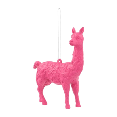 Anhänger Lama rosa 11 cm | 24 Stück