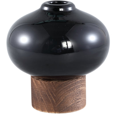 Ptmd Vase Fleur dunkelblau 14 cm | 6 Stück