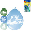 Folat Luftballons Meeresleben blau grün 30 cm 8 Stück | 48 Stück