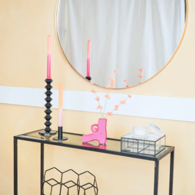 Housevitamin Vase matt neonpink 12 cm | 6 Stück