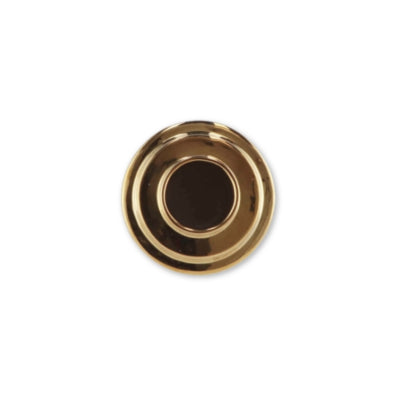 Daan gebogene Vase Treppe glänzend gold 15 cm | 6 Stück