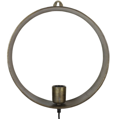 Countryfield Wandleuchte Largo messingfarben EU-Stecker 38 cm | 2 Stk
