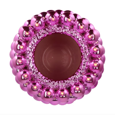 Daan Bugholzvase Weihnachtskugel Fuchsia 39 cm | 2 Stk