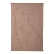 Hkliving (r) Wandteppich Silhouette Frau von Sella Molenaar 147 cm | 3 Stück - afbeelding 1