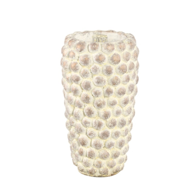 Ptmd Blumentopf Noise High Creme 30 cm | 6 Stück