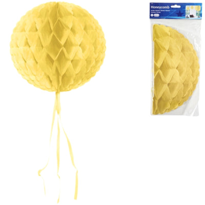 Folat Wabenball gelb 30 cm | 25 Stück