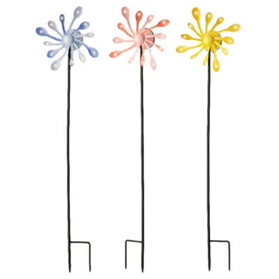 Lumineo(r) Gartenstecker Solar LED 85 cm 3-fach sortiert | 30 Stück