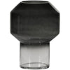Holzvase Jaxx schwarz transparent 26 cm | 6 Stück