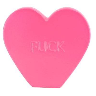 Housevitamin Statue Candy Heart Fuck Pink 19,5 cm | 6 Stück