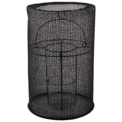 Gusta Laterne Baumwolle schwarz 46 cm | 2 Stk