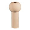Holzvase Zayn Beige 29 cm | 8 Stück