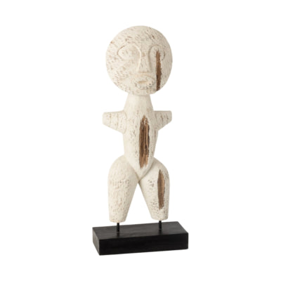 J-Linie Figur primitiv weiß 35 cm | 3 Stück