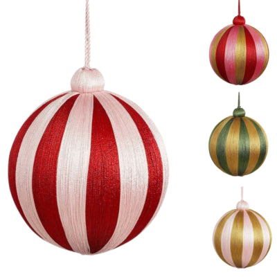 House of Seasons Weihnachtskugel 10 cm 4-fach sortiert | 12 Stück