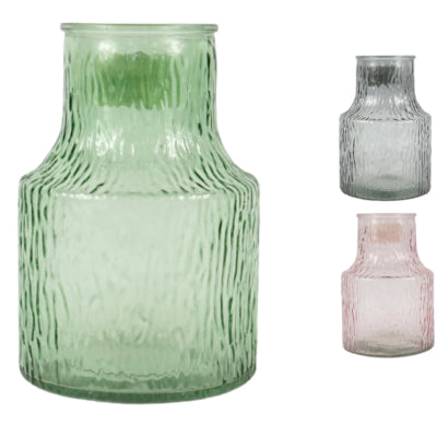 Vase Glas 20 cm 3 sortiert | 12 Stück